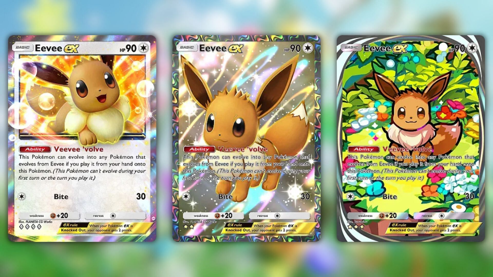 Eevee Cards Pokémon TCG Pocket