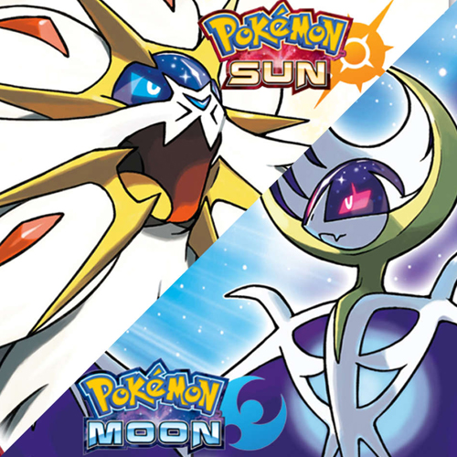 Pokémon Sun and Moon Cover Art
