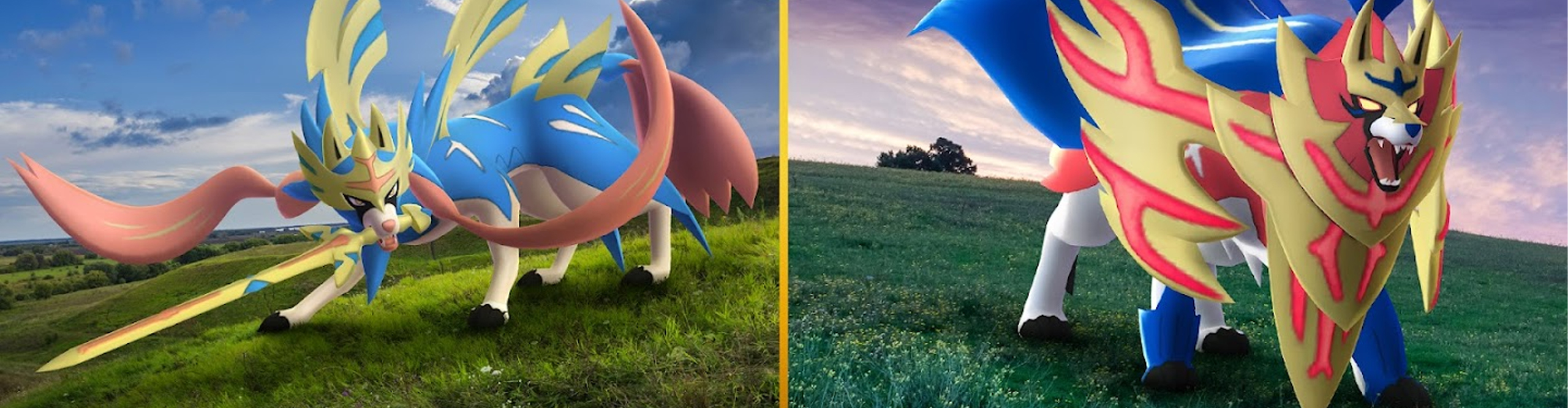 Zacian and Zamazenta Pokémon GO