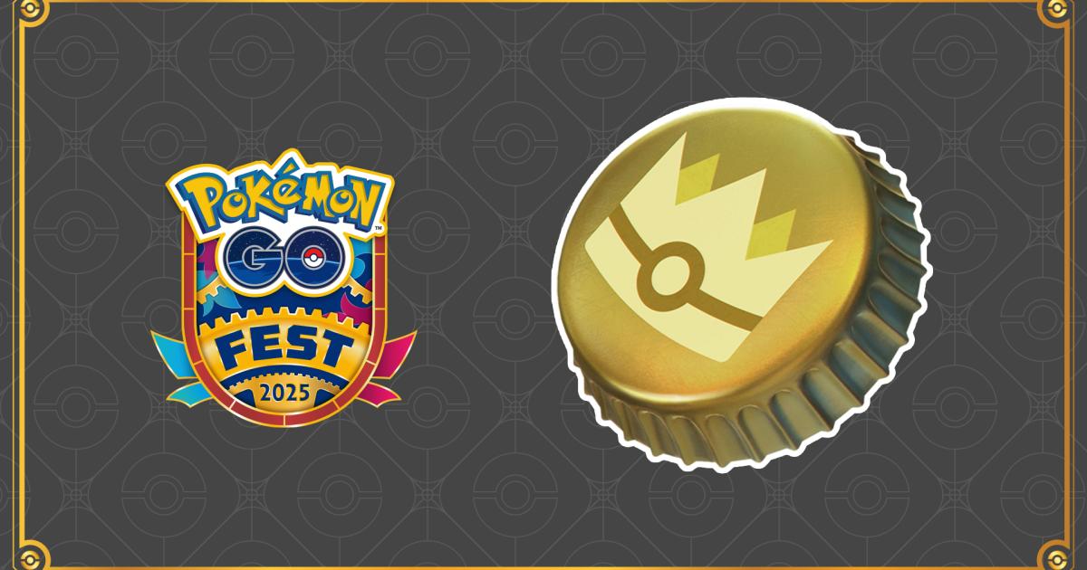 Pokémon GO - Gold Bottle Cap